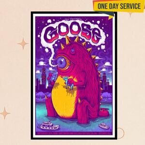 Goose Huntington Bank Pavilion Chicago Il Sept 20 2025 Poster